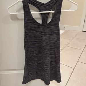Lululemon Athletica Charcoal Racerback Tank Top